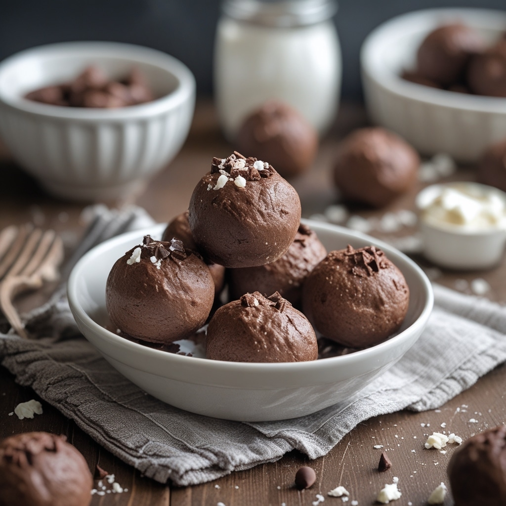 No-Bake Cottage Cheese Brownie Batter Protein Bites: A Quick and Delicious Treat