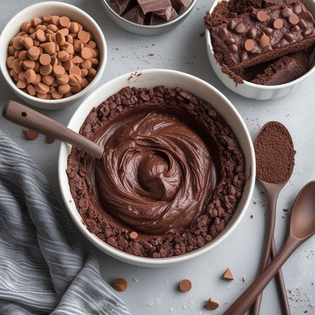 Cottage Cheese Brownie Batter (Chocolate Dessert)