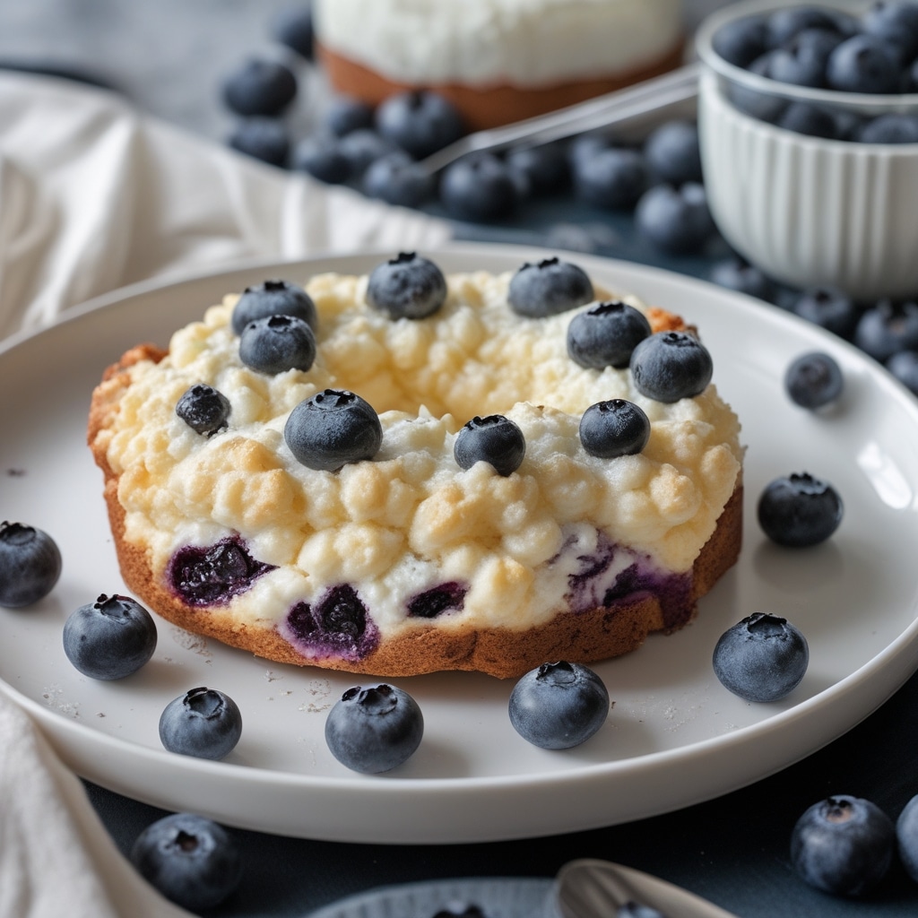 Cottage Cheese Blueberry Cloud Bread