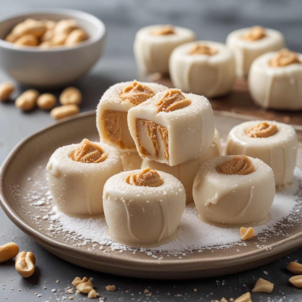 Frozen Peanut Butter Greek Yogurt Bites Recipe