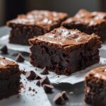 fudgy cottage cheese brownies