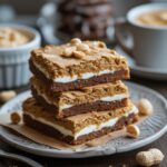 Healthy Peanut Butter Greek Yogurt Breakfast Blondies