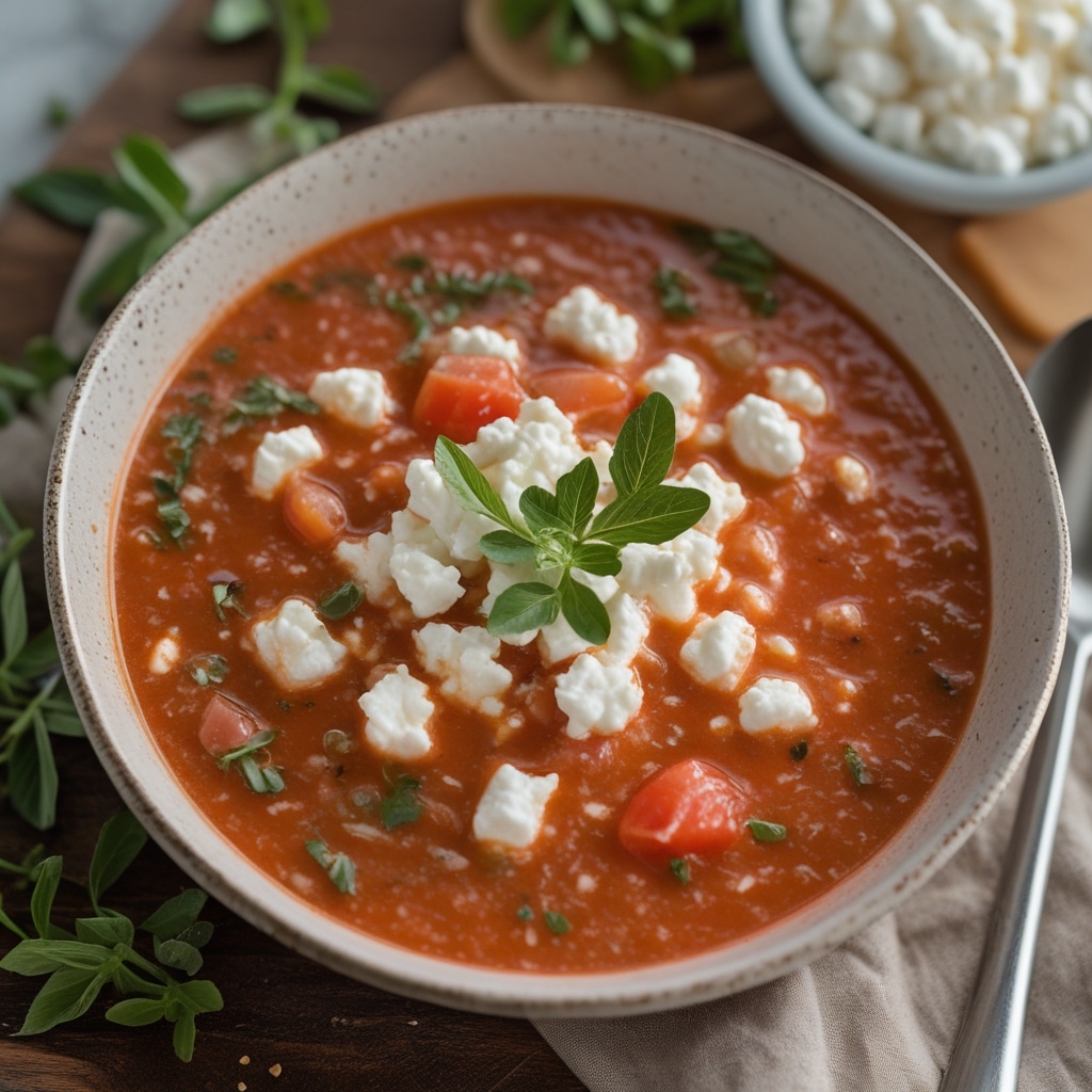 Cottage Cheese Tomato Soup