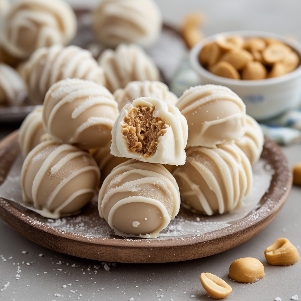 Frozen Greek Yogurt Peanut Butter Bites