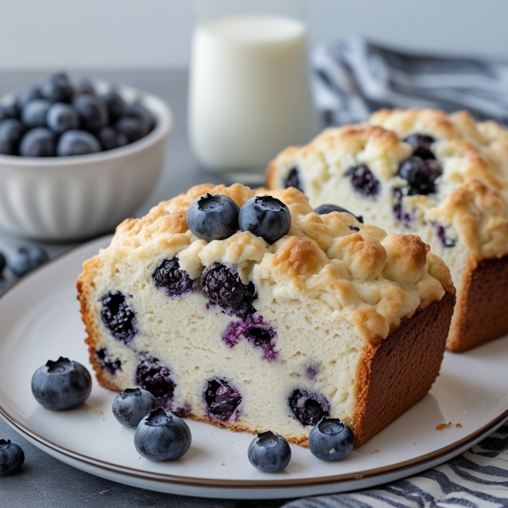 Cottage Cheese Blueberry Cloud Bread
