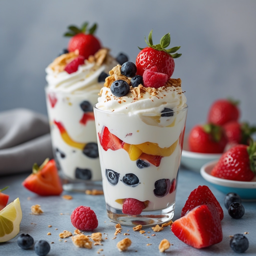 High-Protein Greek Yogurt Fruit Parfait
