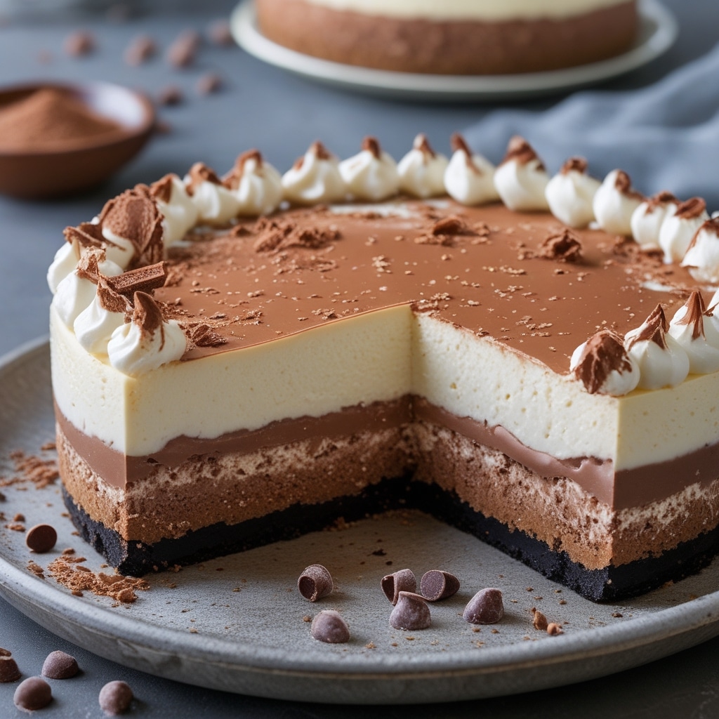 Chocolate Cottage Cheese Cheesecake (Gluten Free)