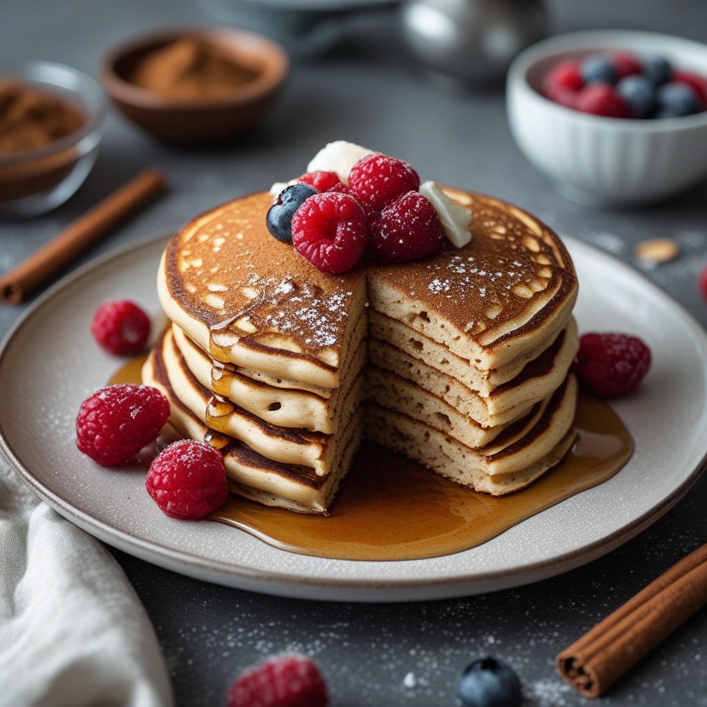 - Cinnamon Swirl Almond Flour Pancakes
