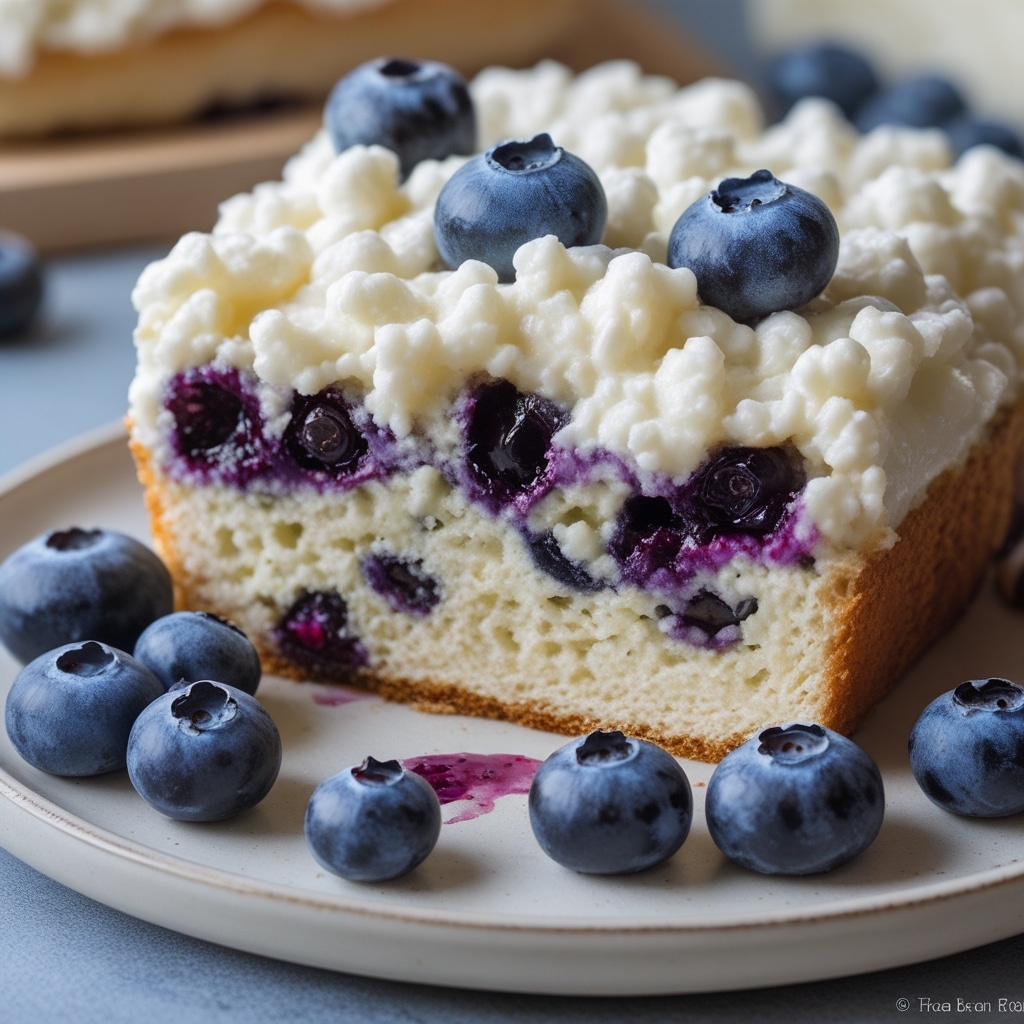 Cottage Cheese Blueberry Cloud Bread