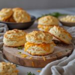 Keto Air Fryer Cheddar Cottage Cheese Biscuits