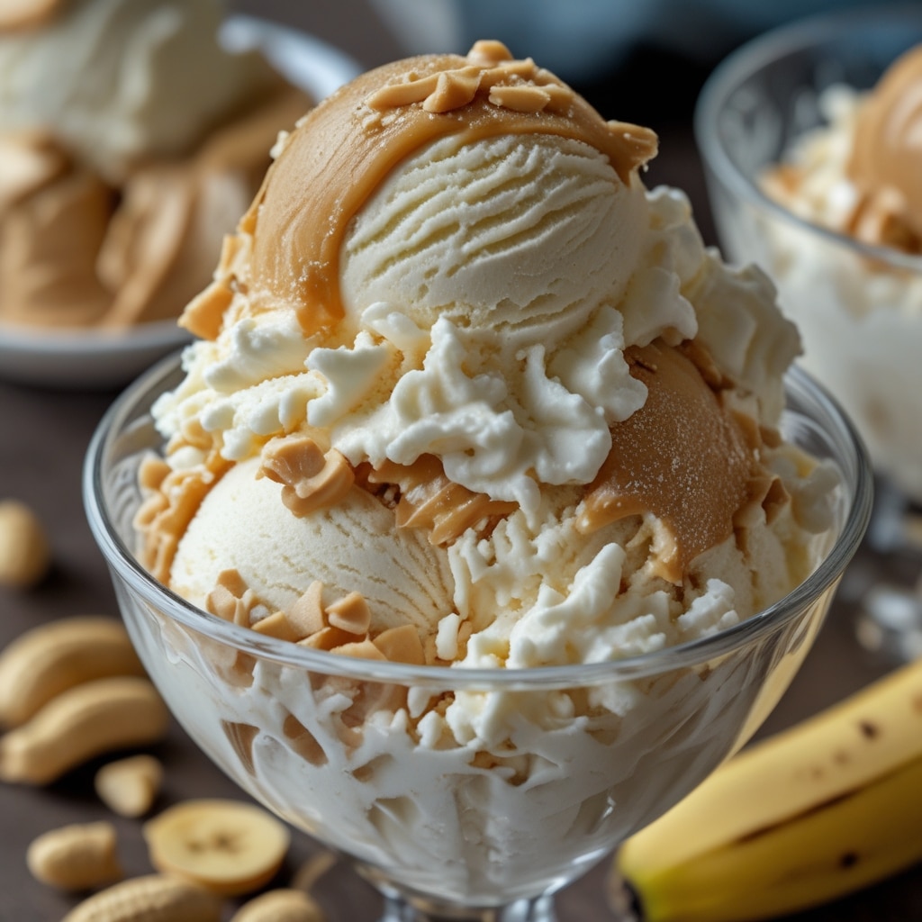 Peanut Butter Banana Cottage Cheese Ice Cream