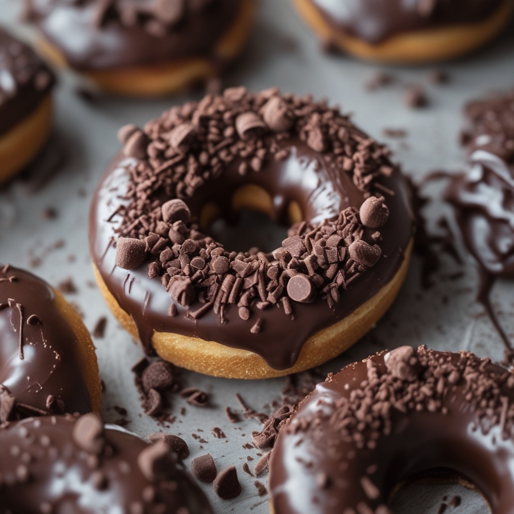 Chocolate Covered KETO Donuts