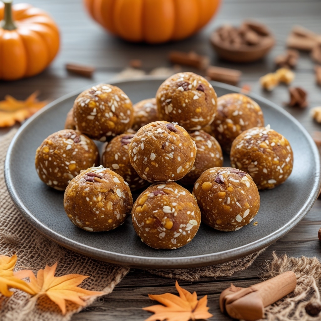 Arbonne Pumpkin Protein Balls With Autumn Flavor