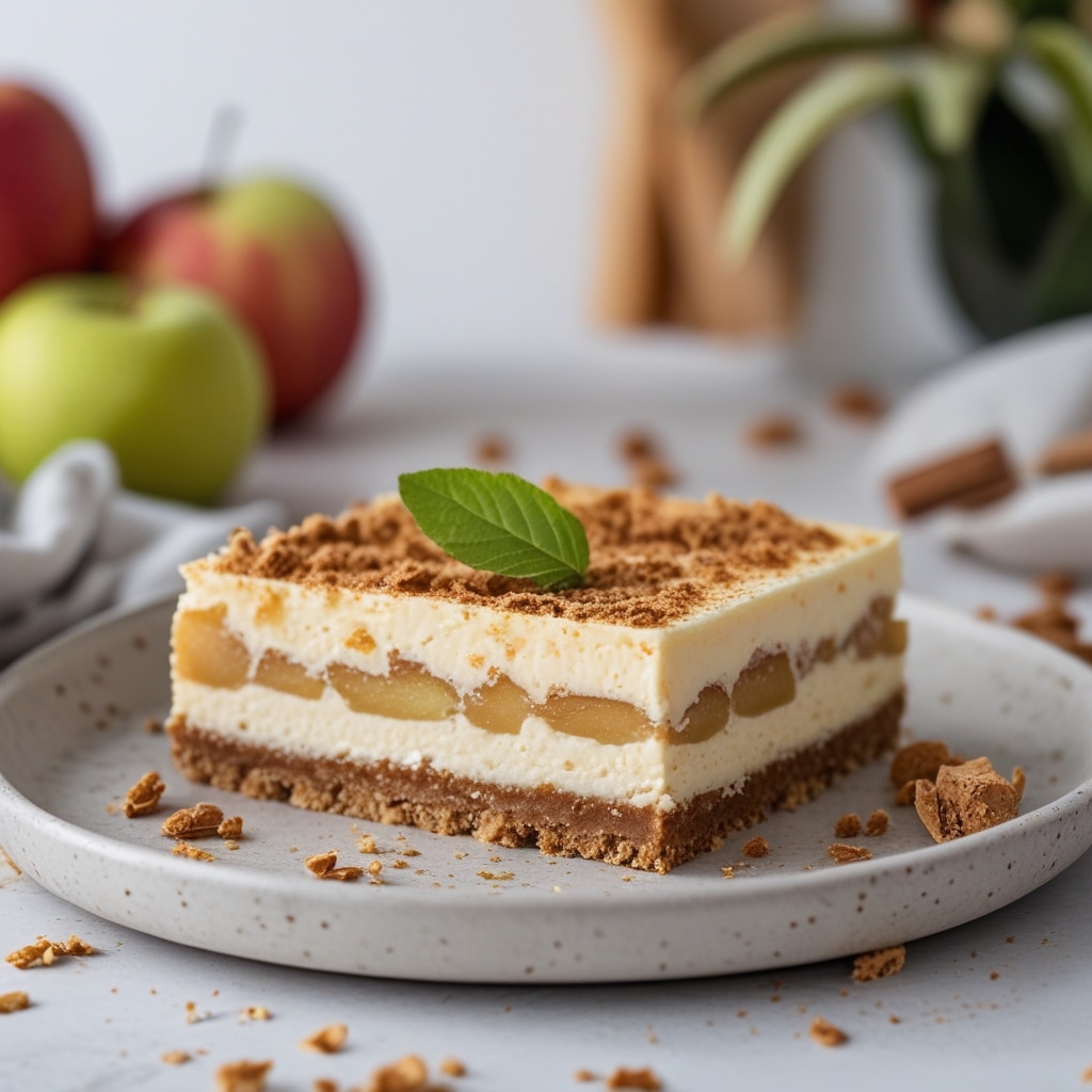 Gluten Free Apple Cheesecake Bars Recipe
