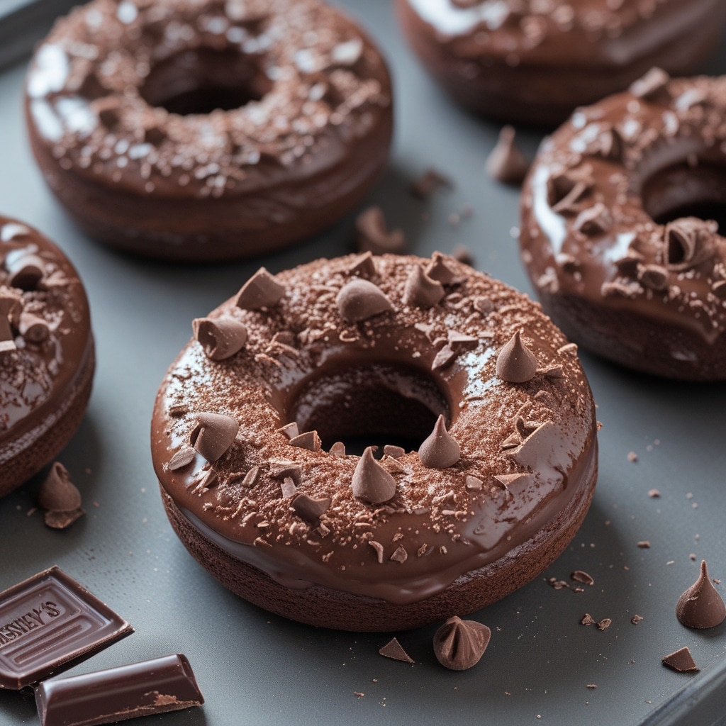 Keto Hershey's Chocolate Donuts