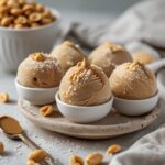 Healthy Frozen Peanut Butter Greek Yogurt Bites