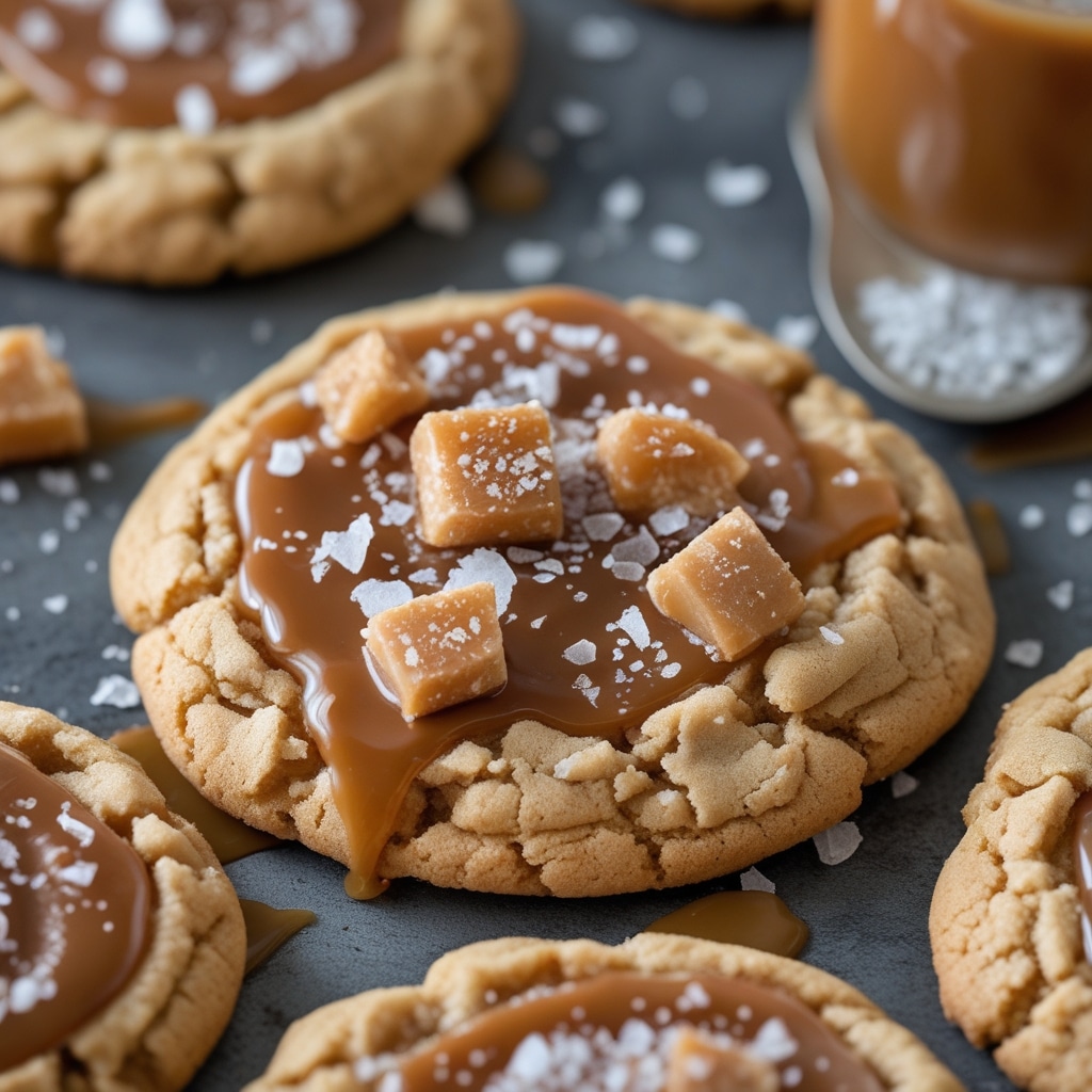 Salted Caramel Crunch Cookies