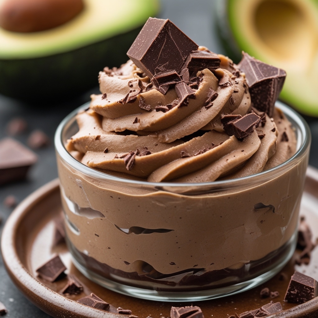 - High-Protein Avocado Chocolate Mousse