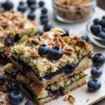 Homemade Blueberry Zucchini Bars