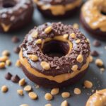 Keto Chocolate Peanut Butter Donuts