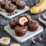 High Protein Chocolate Banana Greek Yogurt Brownie Bites