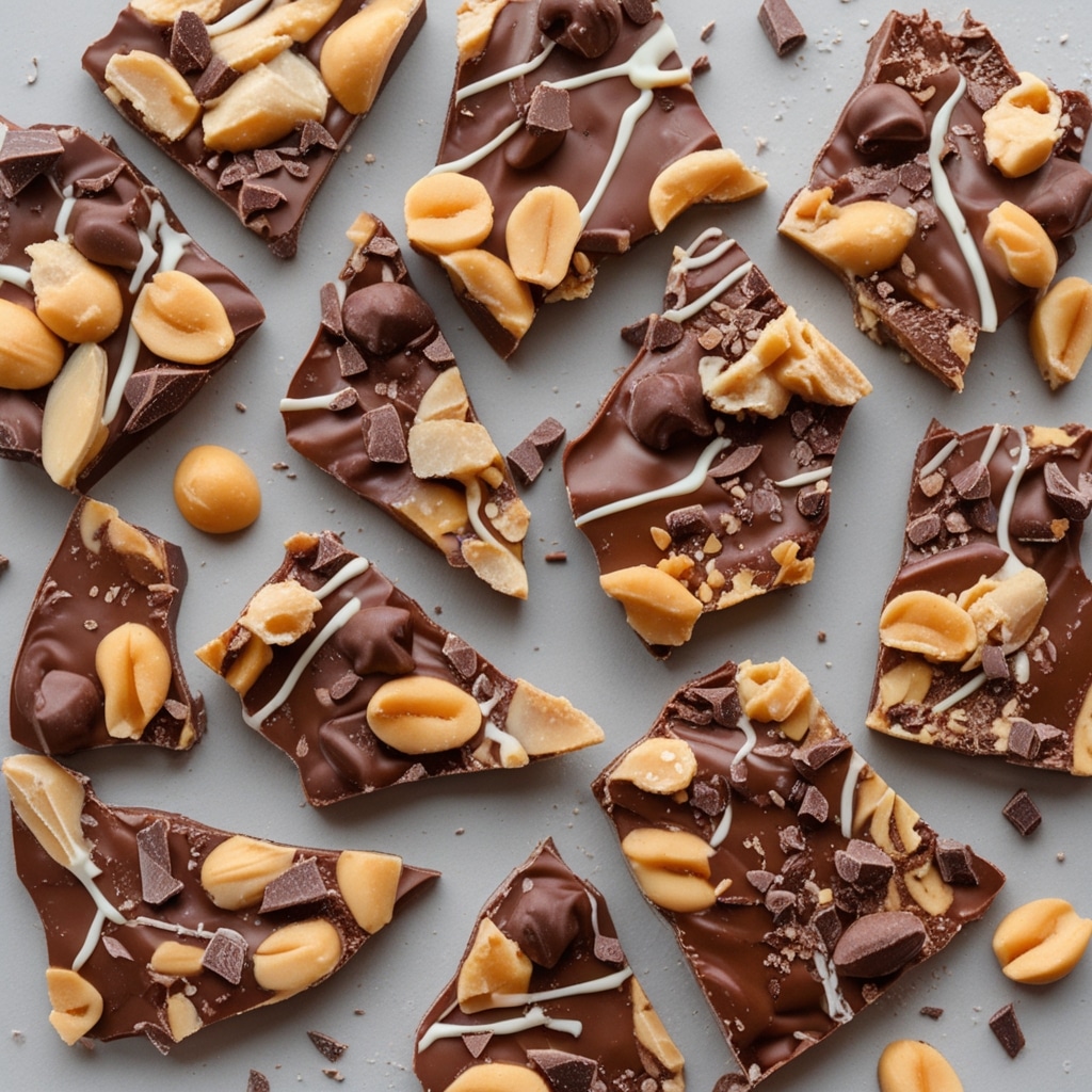 Chocolate Peanut Butter Yogurt Bark