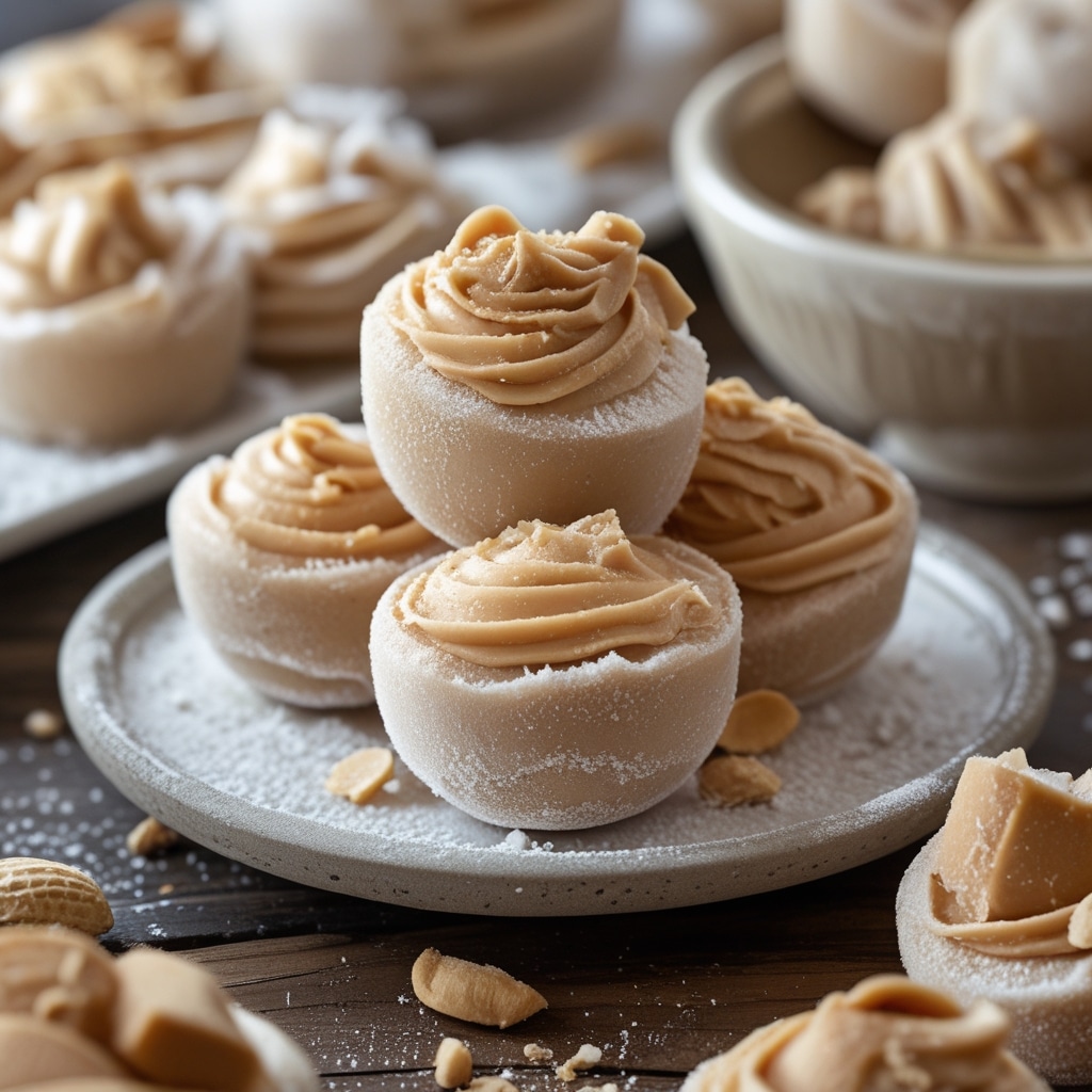 Frozen Peanut Butter Greek Yogurt Bites