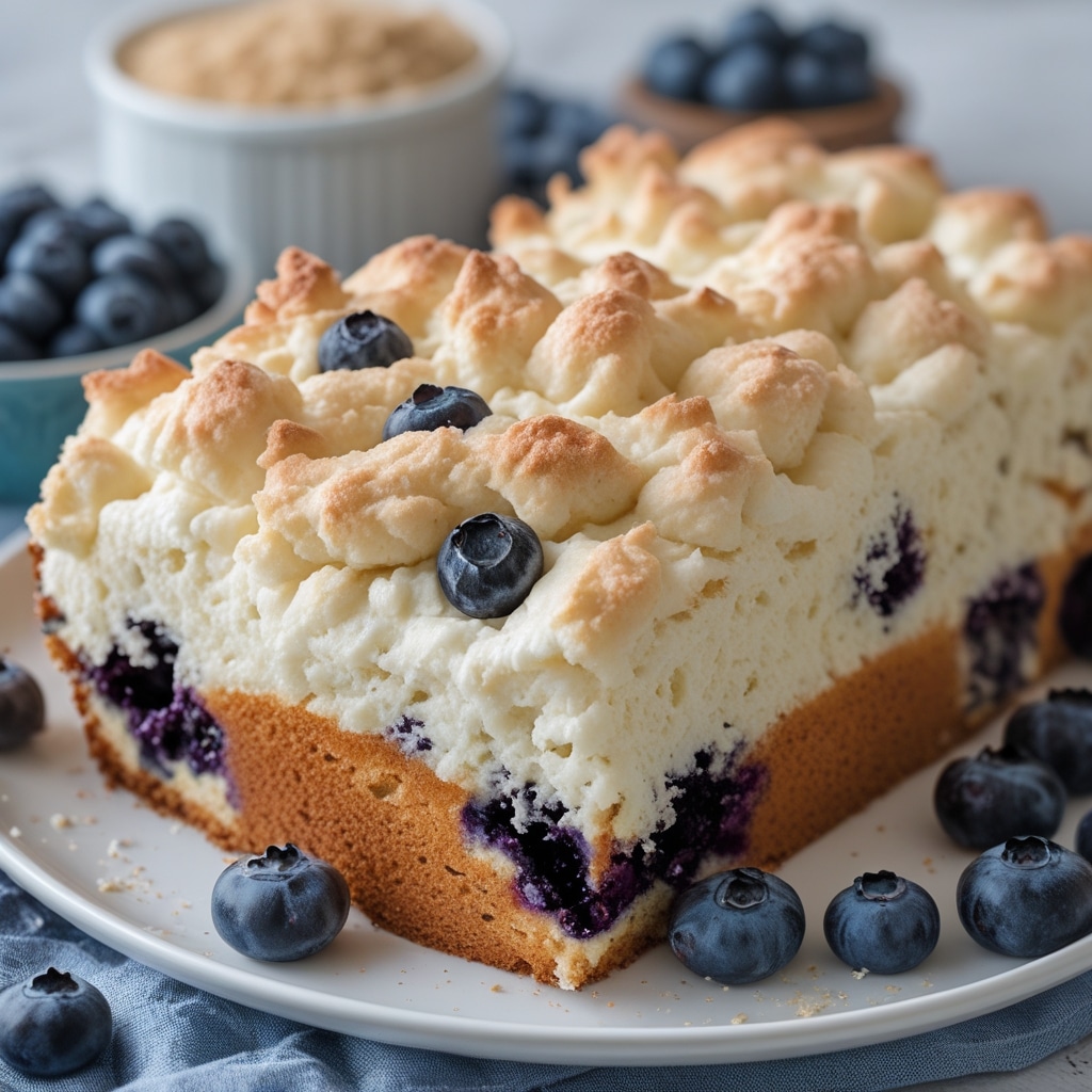 Blueberry Fluffy Cottage Cheese Cloud Bread