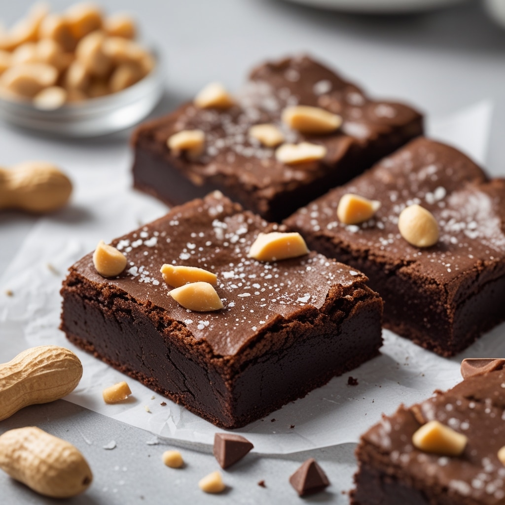 Skinny Peanut Butter Brownies