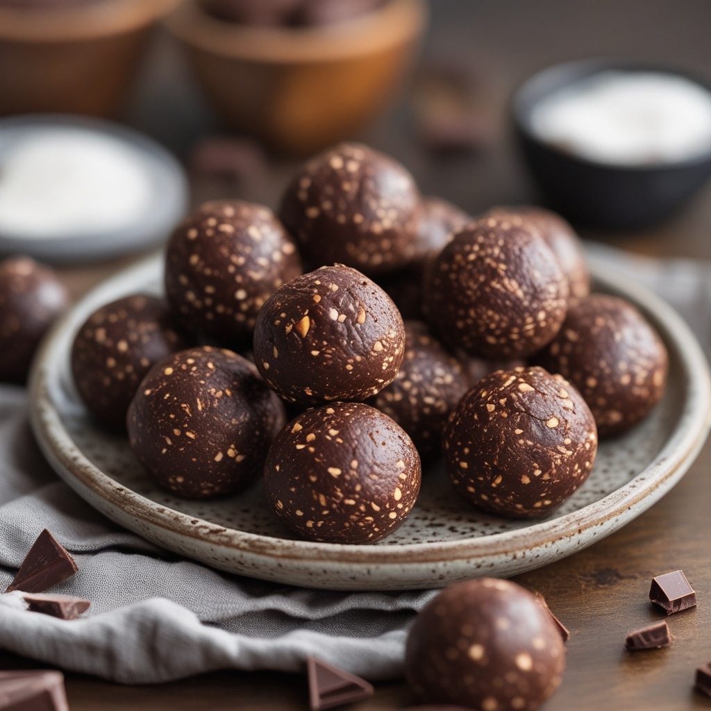 Protein No Bake Chocolate Energy Bites