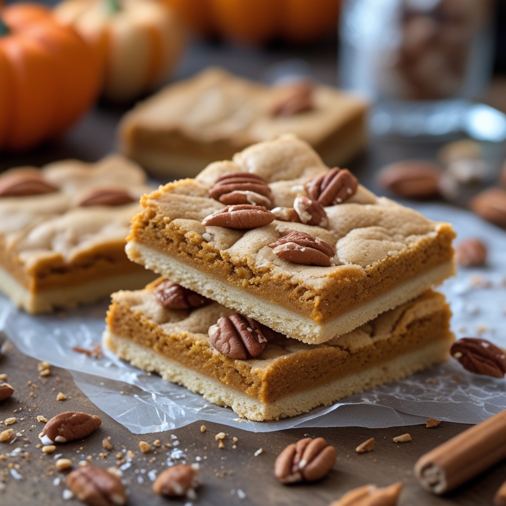 Sugar Cookie Vegan Pumpkin Bars