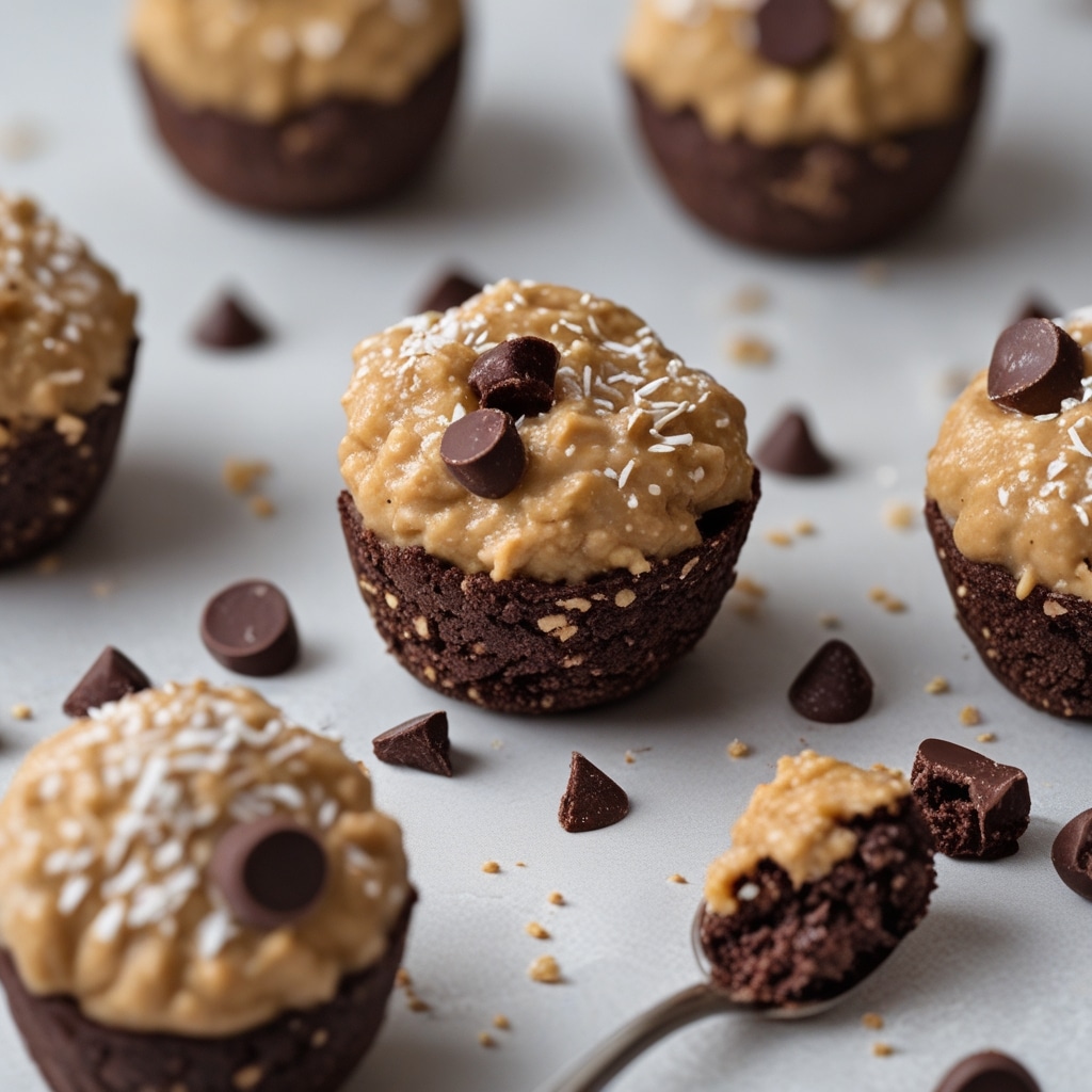 No-Bake Cottage Cheese Brownie Batter Protein Bites