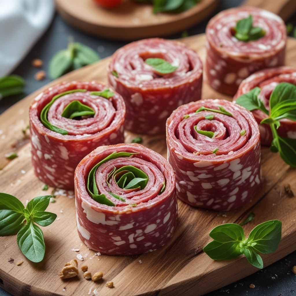 Irresistible Keto Salami Roll-Ups for Easy Snacking