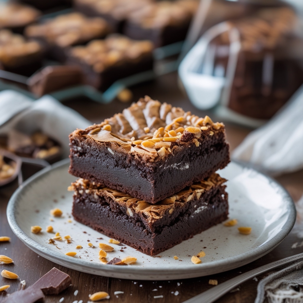 FUDGY Cottage Cheese Brownies [gluten-free + no added sugar]