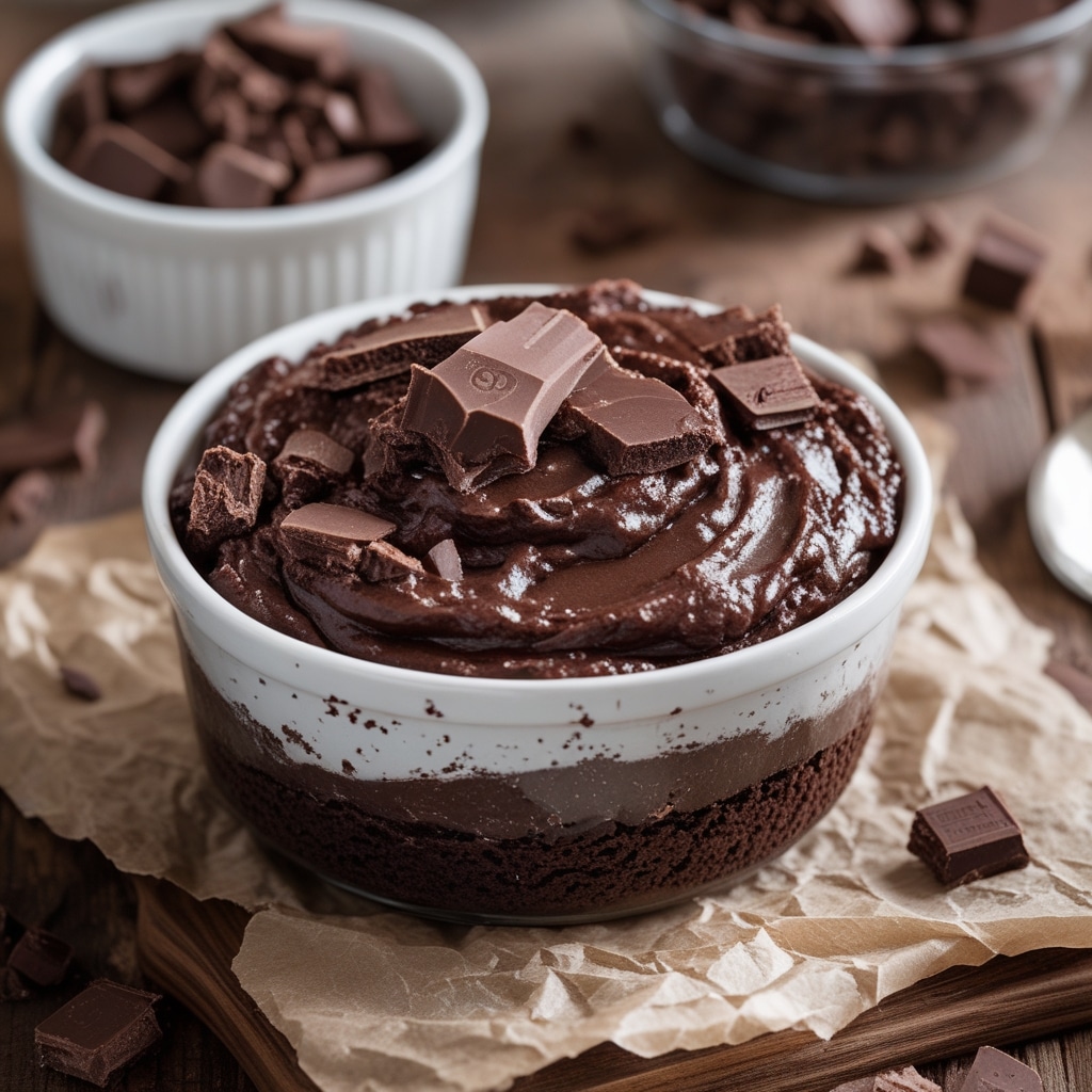 Cottage Cheese Brownie Batter (Chocolate Dessert)