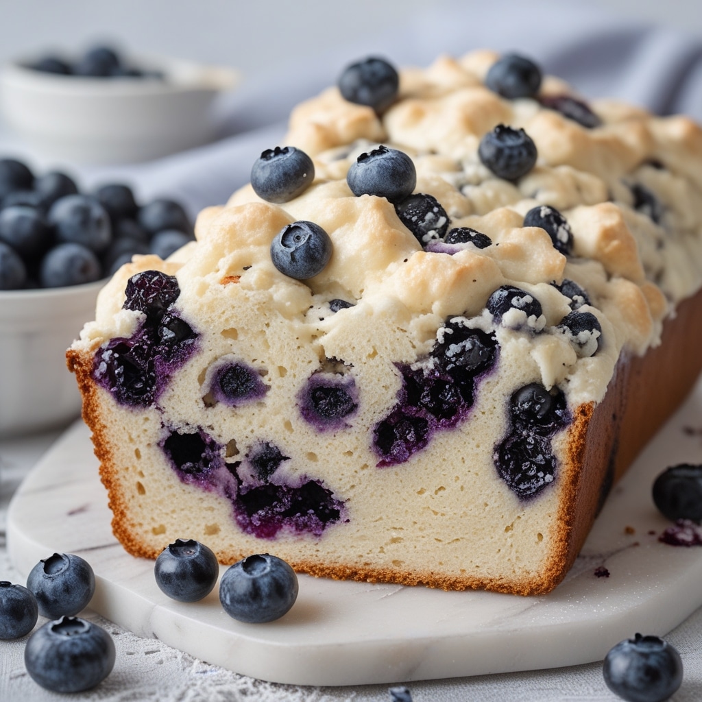 Blueberry Fluffy Cottage Cheese Cloud Bread – Soft, Sweet & Easy