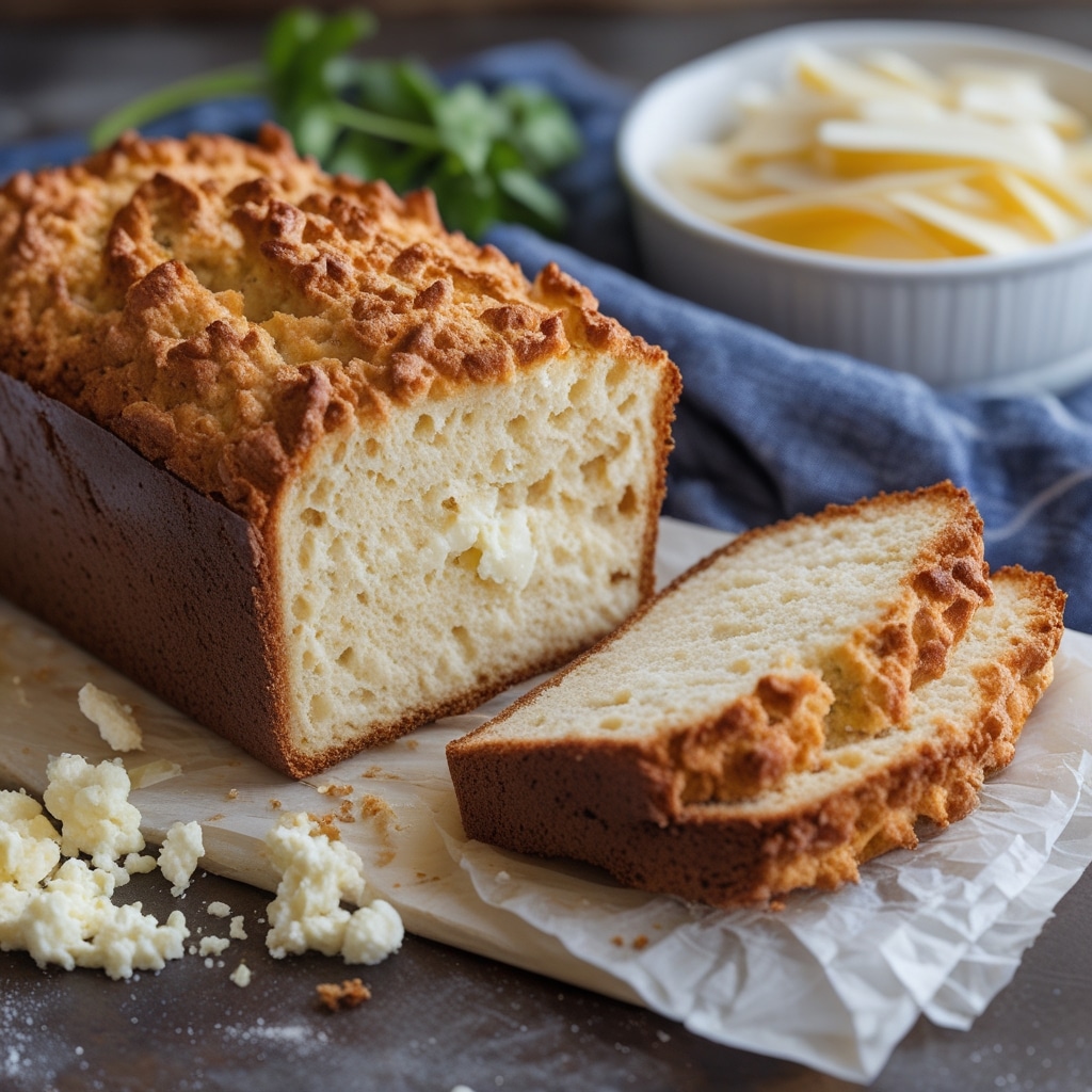2 Ingredient Cottage Cheese Bread