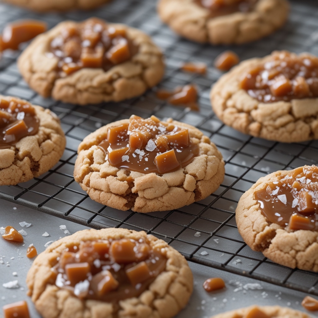 Salted Caramel Crunch Cookies