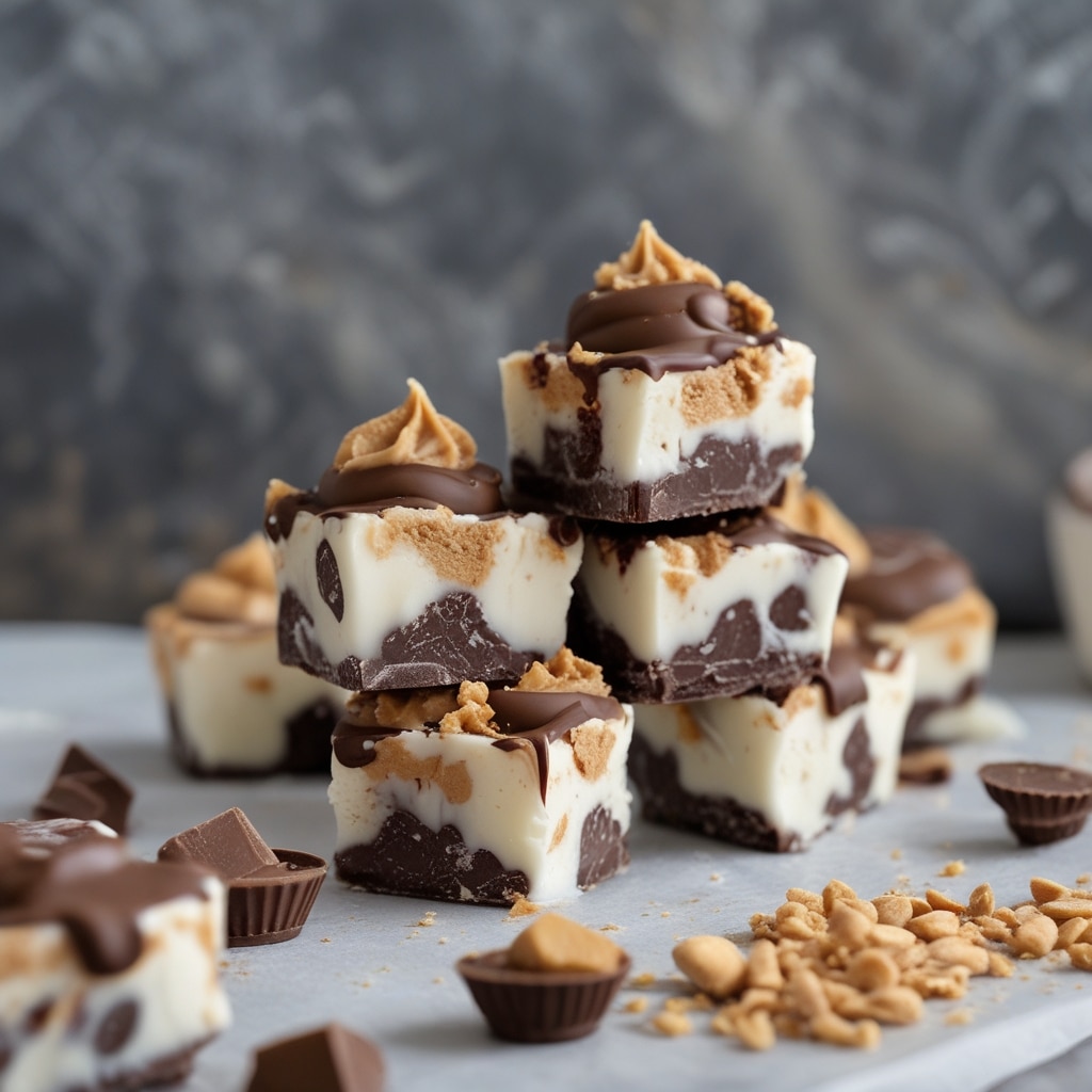 Frozen Greek Yogurt Peanut Butter Bites With Chocolate