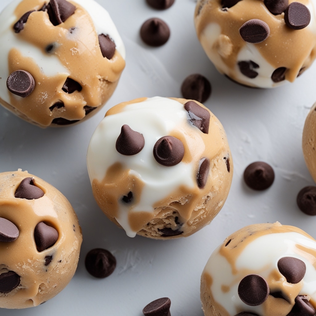 Frozen Greek Yogurt Peanut Butter Chocolate Chip Bites
