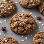 Healthy Gingerbread Oatmeal Breakfast Cookies