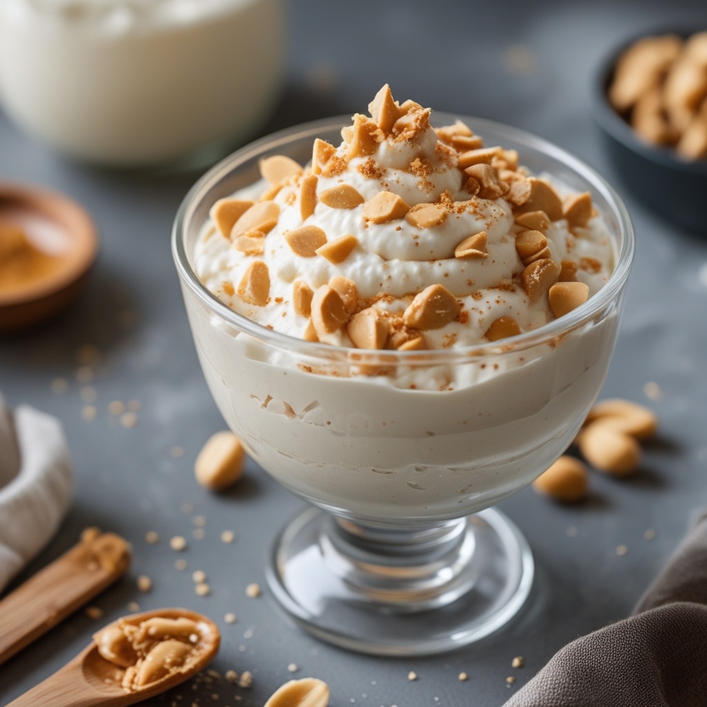 5-Minute Cottage Cheese Peanut Butter Mousse
