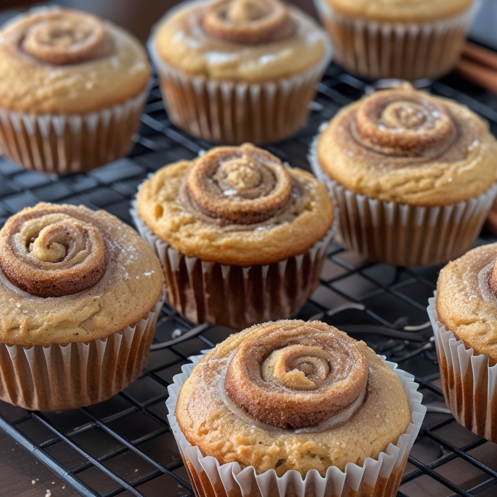 Cinnamon Roll Protein Muffins