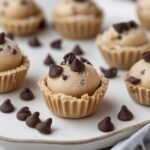 Frozen Greek Yogurt Peanut Butter Bites with Chocolate Chips