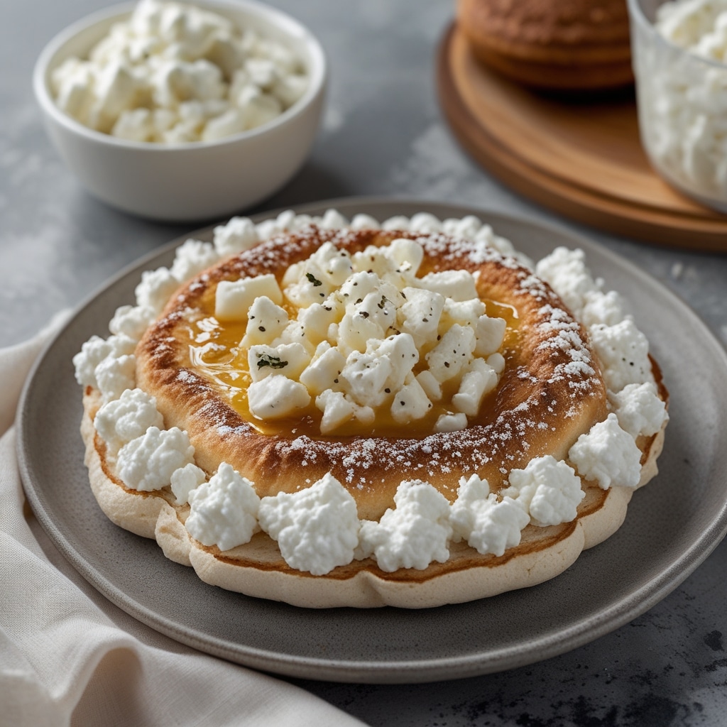 Cloud breads with cottage cheese