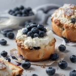 Blueberry Fluffy Cottage Cheese Cloud Bread