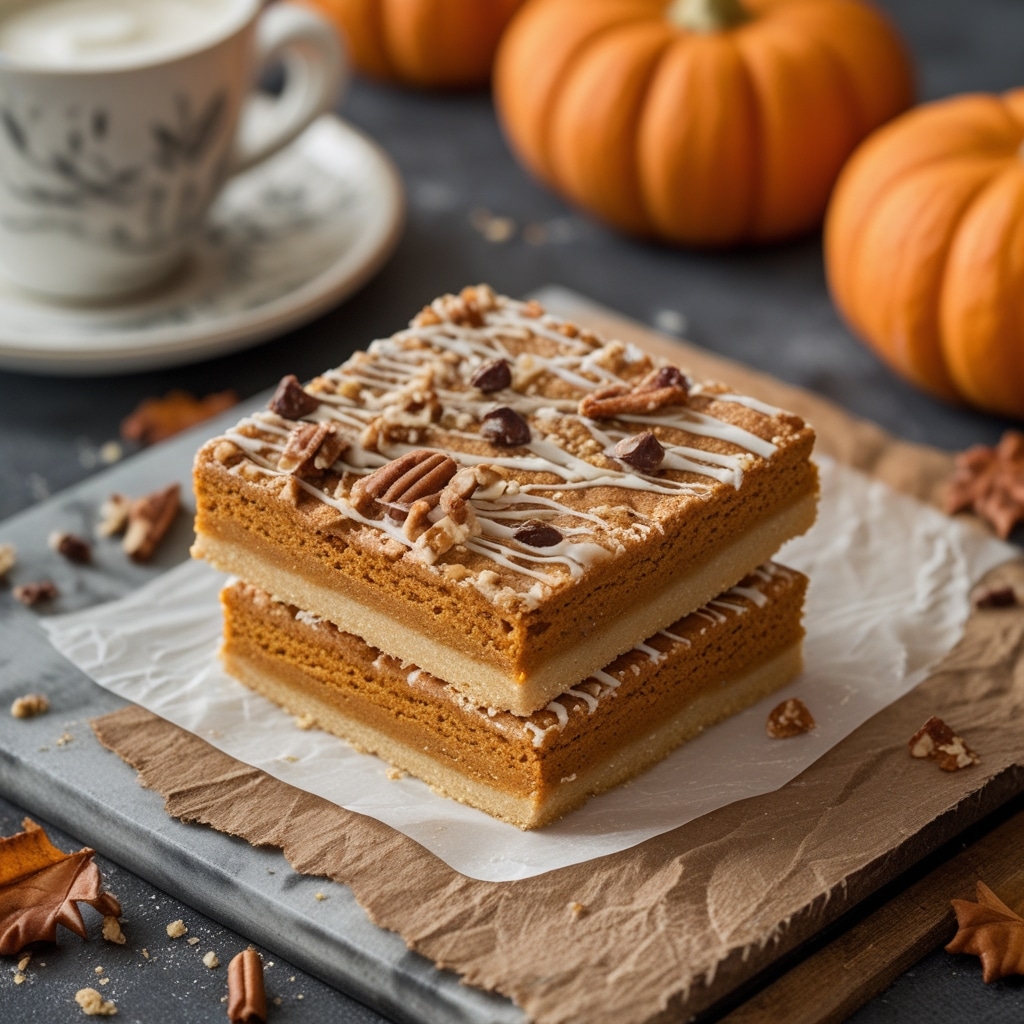 Sugar Cookie Vegan Pumpkin Bars