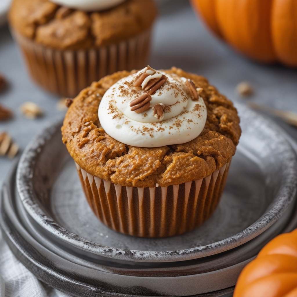 Amazing Greek Yogurt Pumpkin Muffins