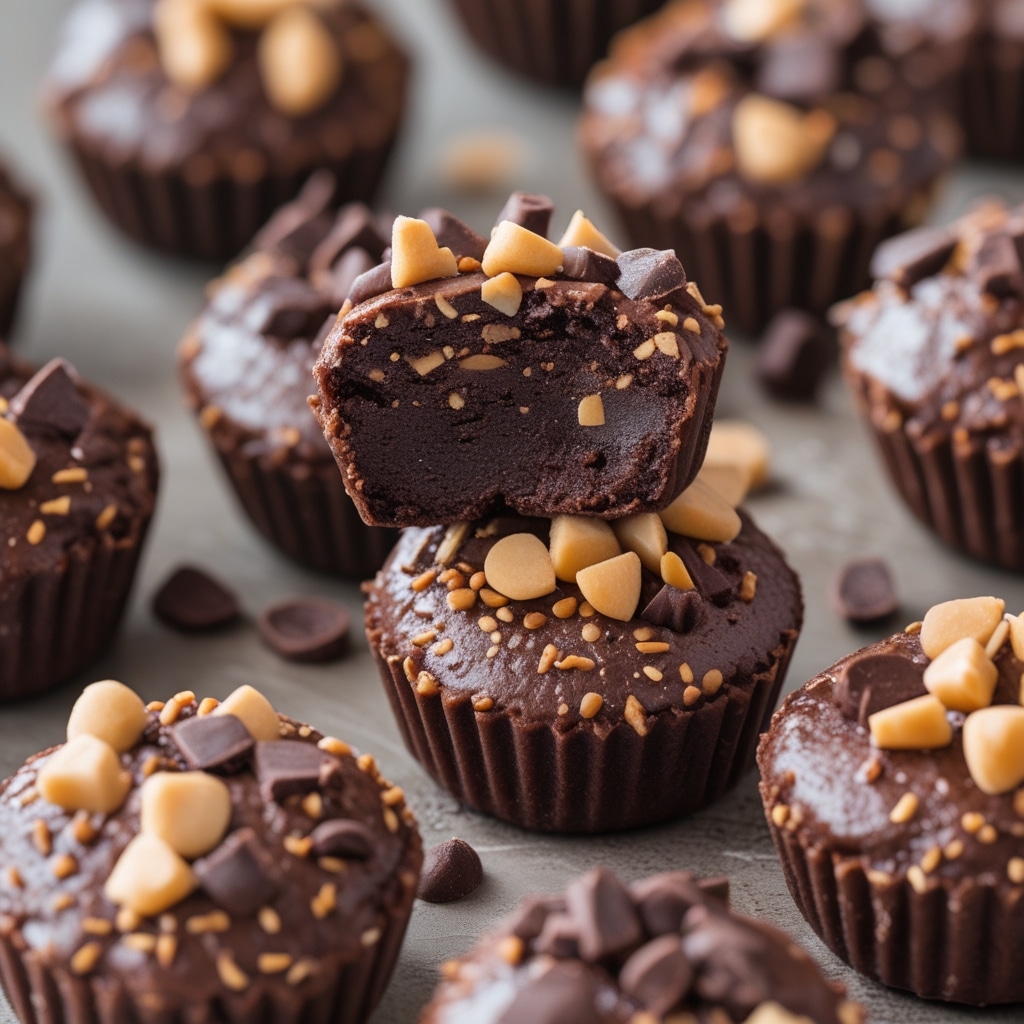 No-Bake Cottage Cheese Brownie Batter Protein Bites