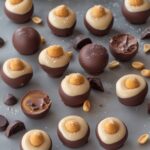 Chocolate Covered Peanut Butter Frozen Yogurt Bites (Vegan)